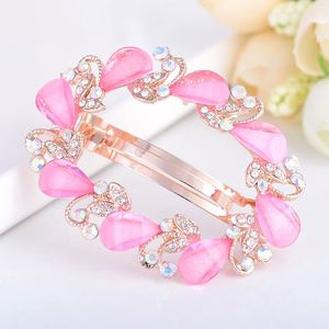 Pinza de Pelo Coreana con Cristales de Colores, Diseño de Flor de Primavera, Accesorio para el Cabello con Pedrería, Mariposa y Formas Geométricas - Product Image 6
