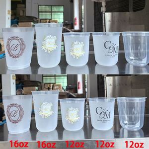 แก้วชาไข่มุกพลาสติก PP แบบฝ้า ขนาด 500 มล. 700 มล. 12 ออนซ์ พร้อมฝาปิดแบบกำหนดเอง ผ้าเช็ดปาก และลายปักชื่อ  รับทำโลโก้ตามสั่ง - Product Image 2