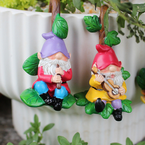 ตุ๊กตาเรซิน<span class=keywords><strong>3</strong></span>ชิ้นทำจากเรซินปรับแต่งได้ปรับแต่งได้ลายโนมส์เล่นเพลงได้สำหรับตกแต่งต้นไม้สำหรับกระถางดอกไม้กลางแจ้ง - Product Image 6