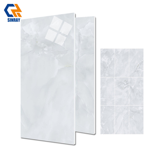 Carreaux <span class=keywords><strong>de</strong></span> sol et <span class=keywords><strong>de</strong></span> mur en porcelaine brillante à texture <span class=keywords><strong>de</strong></span> pierre moderne 600x1200mm pour murs intérieurs, salles <span class=keywords><strong>de</strong></span> bain, appartements, villas, antidérapants - Product Image 1