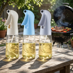 Ensemble de 6 flacons pulvérisateurs d'huile en verre, vaporisateur d'huile à fine brume pour cuisine commerciale, grillades, préparation de salades et pâtisserie - Product Image 3