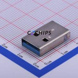 U237-091N-4BLVS10-1 USB Connector SMD Connector ( Connector Type: Type-A )( Gender: Male )( Number of Contacts: 9P ) - Product Image 1