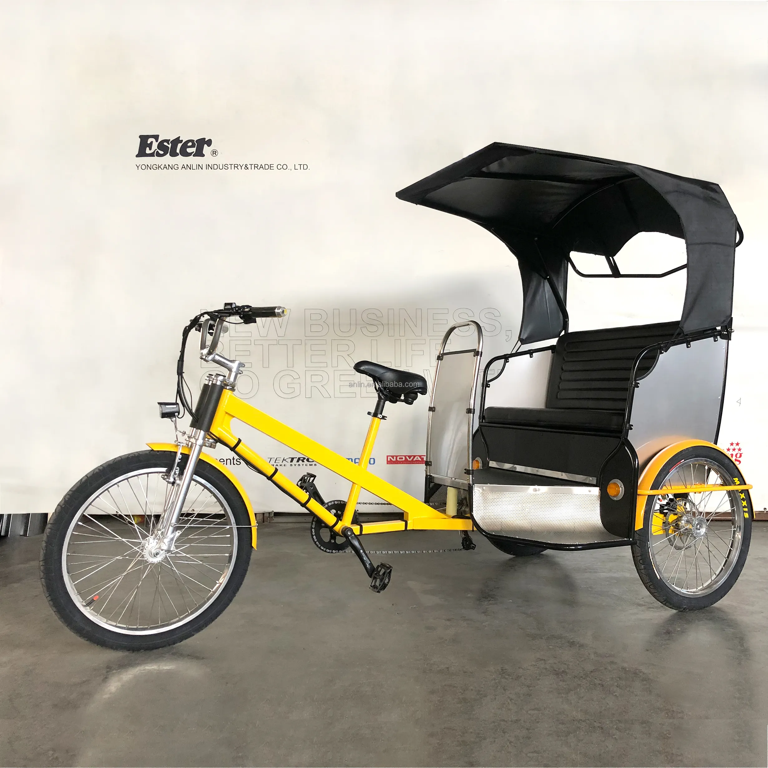 ESTER 3 Wheel electric Bicycle Rickshaw Manufacturer, three wheel taxi