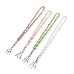 OEM Tasbih Misbaha Muslim <b>Direct</b> Shipping/In-Stock Wholesale 6mm99 Artificial Crystal Prayer <b>Beads</b> Other Ethnicities - Product Image 2