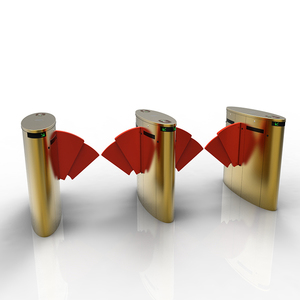 Chisung tự động turnstile sản phẩm mới với Xa cuối quản lý kiểm soát RFID an ninh Flap cổng rào cản - Product Image 6