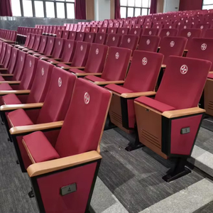 Proveedor confiable de asientos de auditorio y fabricante Sistema de asientos retráctiles para sillas de Teatro de diseño moderno - Product Image 1