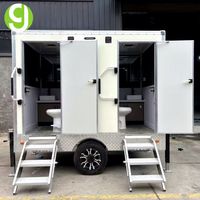Panel Sandwich Goeasy Ramah Lingkungan, Toilet Trailer Tahan Lama, Kamar Mandi Portabel untuk Disewa/Dijual