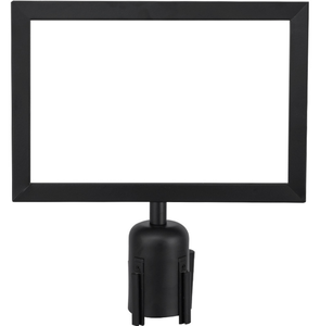 <span class=keywords><strong>Stanchion</strong></span>를 위한 까만 이동할 수 있는 A3 A4 표시 프레임 - Product Image 5