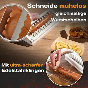 <span class=keywords><strong>Couteau</strong></span> multifonctionnel en acier inoxydable, résistant au lave-vaisselle, pour trancher les saucisses, lame ondulée professionnelle, <span class=keywords><strong>couteau</strong></span> modifié pour la maison - Product Image 2