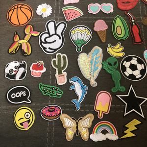 特注刺繍アイロンパッチバルク刺繍パッチアイロン服帽子用ジーンズバックパック装飾 - Product Image 3