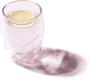 ชุดแก้วสองชั้น สีชมพูใส ขนาด 300 มล. แก้วน้ำ แก้วเก็บความร้อน แก้วกาแฟ ทำจากแก้วโบโรซิลิเกตเป่าด้วยปาก - Product Image 2