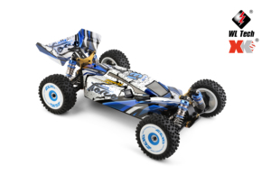 Wltoys-Coche de juguete teledirigido modelo flyxinim, juguete de coche de alta velocidad <span class=keywords><strong>RC</strong></span> Hyper Go <span class=keywords><strong>124017</strong></span> sin escobillas <span class=keywords><strong>RC</strong></span> 4WD 65KMH, 1/16 - Product Image 2