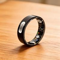 Bague Intelligente Personnalisable avec Logo, Moniteur de Fréquence Cardiaque 24/7, SpO2 et Suivi du Sommeil en Acier Titane, Tracker de Santé, Vente en Gros, Fournisseur Mondial