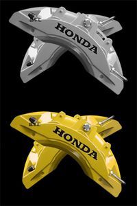 4 Piezas para Automóvil Honda Accord, Civic de 10ª Generación, INSPIRE, <span class=keywords><strong>Guandao</strong></span>, Accesorios, Cubierta de Aluminio para Caliper de Freno - Product Image 5