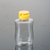 290ml Squeezable Inverted PET Plastic Bottle with Silicone Cap for Salad Dressing and Sauces