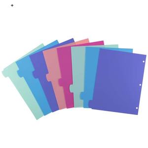 Hojas divisorias de hojas sueltas A4, fabricante al por mayor, carpeta de archivos de 3 agujeros de color estándar de EE. UU., juego de páginas de marcadores - Product Image 4