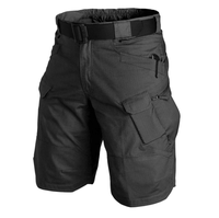 Shorts tactiques pour hommes en vente chaude, imperméables, respirants, multi-poches, en nylon et élasthanne, motif à carreaux, séchage rapide