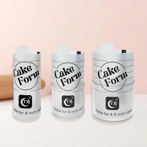 Molde Redondo para Pastel <span class=keywords><strong>de</strong></span> Alta Calidad para Hornear y Dar Forma a Pasteles <span class=keywords><strong>de</strong></span> <span class=keywords><strong>Fondant</strong></span> con Varios Diámetros <span class=keywords><strong>de</strong></span> 4 a 10 Pulgadas - Product Image 1