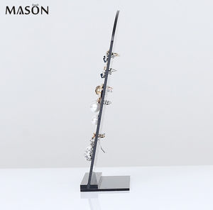 Présentoir à bijoux en acrylique personnalisé Support pour boucles <span class=keywords><strong>d</strong></span>'oreilles piercing Présentoir à bijoux en acrylique Support pour boucles <span class=keywords><strong>d</strong></span>'oreilles en acrylique noir - Product Image 5