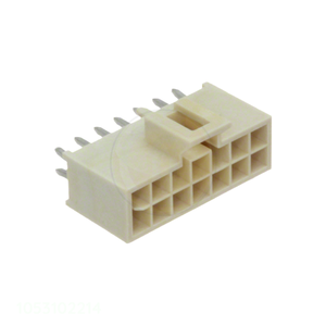 ตัวเชื่อมต่อแบบสี่เหลี่ยมผืนผ้า รุ่น Manufacturer Channel Board Guide Through Hole NANOFIT HDR VT DLR <span class=keywords><strong>KNK</strong></span> 14CKT 15A 1053102214 - Product Image 1