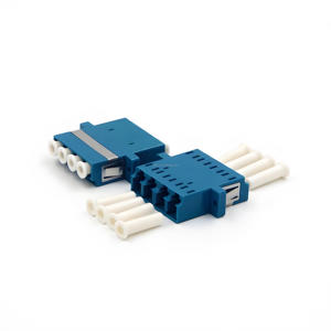 Nhà máy cung cấp multimodo mm OM3 OM4 om5 <span class=keywords><strong>LC</strong></span> Quad Coupler với mặt bích <span class=keywords><strong>4</strong></span> cổng <span class=keywords><strong>LC</strong></span>/<span class=keywords><strong>LC</strong></span> Quad sợi quang <span class=keywords><strong>Adapter</strong></span> - Product Image 6