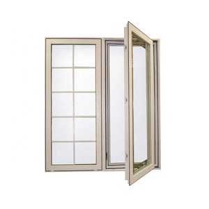 Fenêtres à battants en PVC particulièrement populaires et économiques, ouverture intérieur-extérieur, taille personnalisée, porte à battants en UPVC renforcée en acier - Product Image 6