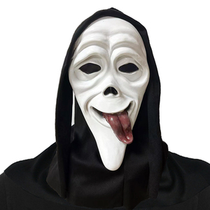 <span class=keywords><strong>Masque</strong></span> de visage fantôme d'usine d'origine, en latex souple, <span class=keywords><strong>pour</strong></span> cosplay de film d'horreur, accessoires de fête effrayants, <span class=keywords><strong>masque</strong></span> d'<span class=keywords><strong>Halloween</strong></span> - Product Image 1