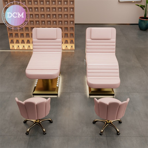 Peralatan Salon kecantikan, perlengkapan Salon kecantikan elektrik pink, pijat wajah, tempat tidur perawatan <span class=keywords><strong>Laser</strong></span> untuk perawatan bekam - Product Image 3