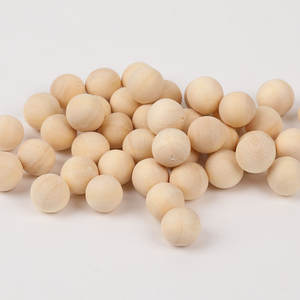 Palline di <span class=keywords><strong>perline</strong></span> di legno non finite giocattoli fai da te <span class=keywords><strong>perline</strong></span> di legno rotonde da 10mm all'ingrosso - Product Image 2