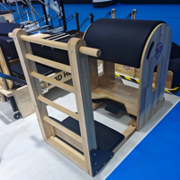 Baril d'escalade Pilates MJD, durable, écologique, solide, portable, équipement de fitness et de santé, studio de Pilates, bois de chêne, garantie 5 ans
