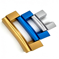 Usinage CNC personnalisé utilisé pour la fabrication de poignées en aluminium anodisé, quincaillerie de précision pour les composants de l'industrie du meuble