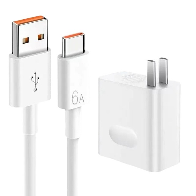 Factory Sale 6A USB Super Fast Charging Cable for Huawei Mate 40 Type-c High Speed Charge Data Cable for Samsung Charging Cable