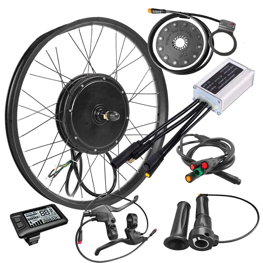 Motor Kit de conversión de bicicleta eléctrica 1000W 1500W 2000W 3000W Kit de bicicleta eléctrica motor de bicicleta eléctrica