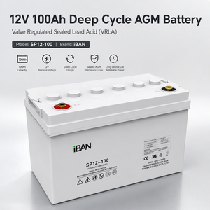 แบตเตอรี่ตะกั่วกรดแบบปิดผนึก 12V 100Ah ไม่ต้องบำรุงรักษา อายุการใช้งานยาวนาน 350 รอบการใช้งาน แบบกำหนดเองได้ - Product Image 2