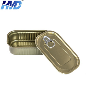 Tùy Chỉnh Hình Chữ Nhật Seal Ring-Pull <span class=keywords><strong>Tin</strong></span> <span class=keywords><strong>Can</strong></span> Với Nắp Cho Cá Ngừ Cá Thịt Đóng Gói Thực Phẩm - Product Image 3