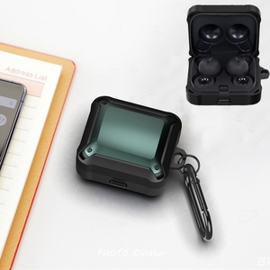 Étui de protection pour écouteurs robustes pour <span class=keywords><strong>Sony</strong></span> <span class=keywords><strong>linkbuds</strong></span> casque de protection TPU + PC couverture avec crochet porte-clés - Product Image 1