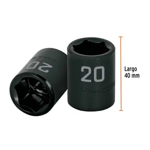 Master con 144 unità 1/2 presa di impatto con 6 punti da 10mm, Truper - Product Image 1