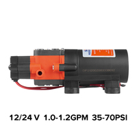 Pompe à eau électrique haute pression SEAFLO 0,5 GPM 12V CC 70 PSI pour machine à lisser industrielle, pompe à jet d'eau, pompe à diaphragme
