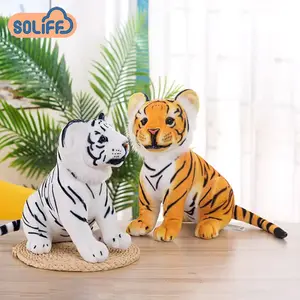 Simulation Classic Tiger Stuffed Animal Plush Toy Baby Tiger Gift For Kids Hugging Soft Cute Plush Toys
