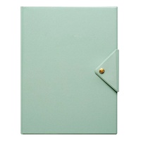 Carpeta de archivos de cuero PU A4 multibolsillo de alta calidad a granel con muestra gratis