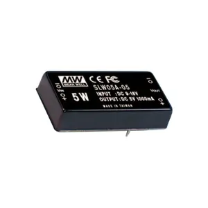 Original meanwell SLW05A-15 5W DC-DC Regulated Single Output Converter
