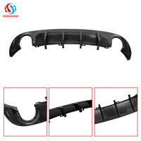 Diffuseur de voiture pour Dodge Charger 2015-2023, diffuseur arrière à quatre sorties d'échappement pour Dodge Charger, lèvre arrière modifiée, matériau ABS, noir mat