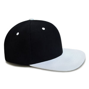 หมวกเบสบอลปีกแบนสีตามสั่ง หมวกเบสบอลคุณภาพสูงพร้อมปีกแบนแบบ Snapback หมวกโปรโมชั่น - Product Image 1