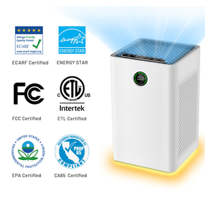 Hiệu quả cao Thông Minh Máy lọc không khí cầm tay với kiểm soát ứng dụng bộ lọc HEPA khử mùi loại bỏ các hạt có hại với bộ đếm thời gian - Product Image 4