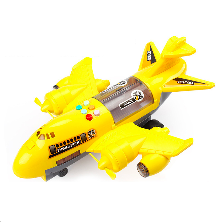 Игрушки для раннего развития музыка и свет большой размер самолет игрушка с открытой дверью для стимуляции хранения