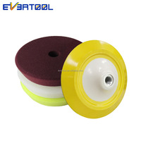 EVERTOOL Groothandel Auto Polijstpads 6 pouces 3 Step Afgeschuinde Wassende Schuim Polijsten Pads Auto Detaillering