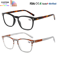 Nouvelles lunettes de lecture à monture carrée vintage, ultra légères, confortables, haute définition, pour presbytie, pour personnes âgées