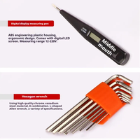 Ensemble d'outils de réparation ménagers généraux de 37 pièces fabriqué en Chine avec fer à souder, pinces et fil à souder