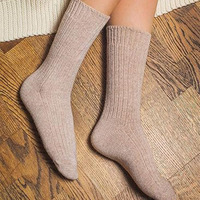 Chaussettes de couleur variable en cachemire pour femmes Chaussettes super douces en laine mérinos