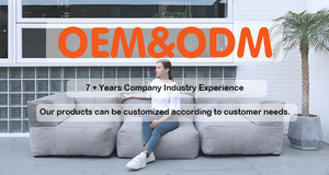 2022 taburete de bolsa de frijol redondo de piel sintética más Popular de PU para muebles de descanso El taburete de partículas de pelo de nabo se encuentra taburete - Product Image 6